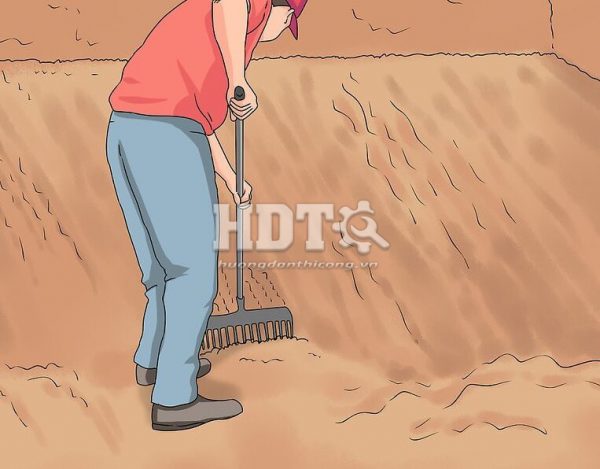 Dùng dụng cụ thủ công hoặc máy móc cơ giới để đào đất.